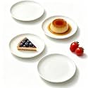 5.6" Catering Ceramic Appetizer Plate, Small Dessert Plates Set of 4