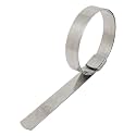 5/8" W x 0.025" Th x 2-1/2" Di (25 Pack) Center Punch Clamp band hose clamps 201 stainless steel