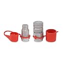 5/8″ Flat Face Hydraulic Quick Couplers Set - 3/4″ NPT Port