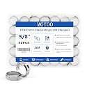 5/8 inch PEX Clamps - 50pcs Stainless Steel PEX Fittings Cinch Clamp Rings