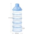 5 Compartments Stackable Baby Formula Container For