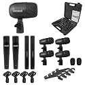 5 CORE Drum Mic Kit 9 Piece All Metal Drummer Microphone Set