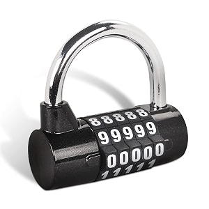 5 digit combination padlockset your own combination padlockgym lockgym amp sports lockergatecase toolboxfence1 packblacksisav-027