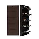 5 Door Wall Mounted Metal Shoe Rack