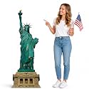 5 Ft Statue of Liberty Cardboard Cutout Veterans Day Decorations Life Size