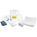 5-Gallon Spill Kit Container with Lid for Oil, Hazardous, and Bodily Fluid Cleanup