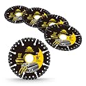 5 Inch Diamond Cut Off Wheels, Angle Grinder Cutting Disc for Metal, 5PCS