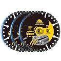 5 Inch Diamond Cut Off Wheels, Angle Grinder Cutting Disc for Metal, 3PCS