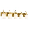 HWH INVESTMENT 5-Light Bathroom Vanity Light, Brushed Gold, 5HZG106B-5W BG