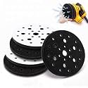 5 Pack 6 Inch 25 Hole Foam Interface Pads,Upgrade Vented Sander Cushion Pad