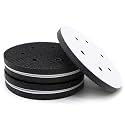 5 Pack 6 Inch 6 Hole Hook and Loop Interface Pad for Orbital Sander