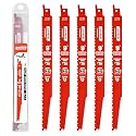 5 Pack 9 Inch 8/14TPI Reciprocating Saw Blades for Diablo Sawzall Blades