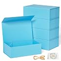 RYDDOY 5 Pack Blue Gift Box, 12x6x4'' Gift Boxes with Lids for Presents