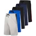 5 Pack Boys' Mesh Athletic Shorts Basketball Kids Soccer Sports Pockets