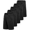 5 Pack Boys' Mesh Athletic Shorts Basketball Kids Soccer Sports Pockets
