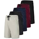 5 Pack Boys' Mesh Athletic Shorts Basketball Kids Soccer Sports Pockets