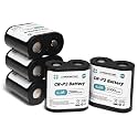 CR-P2 6V 2000mAh Battery – Premium A-Grade Cells with Low Internal Resistance & Stable Voltage | Replaces 223A, 2CR-P2, EL223AP, DL223A | Flame Retardant Housing(5-Pack)