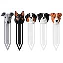 5 Pack Cute Dog Bookmarks Set Durable