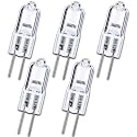 5-Pack DE81-05798A Oven Light Bulb, 20W 12V G4 Halogen Bulb Replacement for Samsung, Dacor, LG Oven - Also Fits 106660, 100429, 1389180