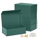 RYDDOY 5 Pack Green Gift Box, 9.5x6x3'' Gift Boxes with Lids for Presents