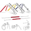 5 Pack Hydraulic Seal Installation Tool Kit, Hydraulic Cylinder Piston Repair Seal Tools, U-Cup Rod Seal Installation Tool Kits, Upgraded Seal Twistor Install Tool Set with Pick and Hook Set