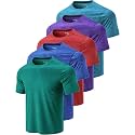 5 Pack Mens Active Quick Dry Crew