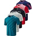 5 Pack Mens Active Quick Dry Crew