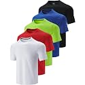 5 Pack Mens Active Quick Dry Crew