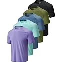 5 Pack Mens Active Quick Dry Crew
