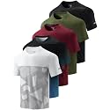 5 Pack Mens Active Quick Dry Crew