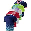5 Pack Mens Active Quick Dry Crew