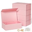 RYDDOY 5 Pack Pink Gift Box, 9.5x6x3'' Gift Boxes with Lids for Presents