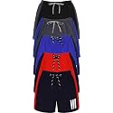 5-Pack Polyester Sports Shorts for Boys and Girls