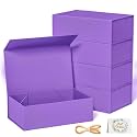 RYDDOY 5 Pack Purple Gift Box, 12x6x4'' Gift Boxes with Lids for Presents