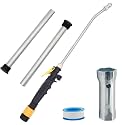 5 Pack RV Water Heater Anode Rod & Flush Wand, 9.25"L x 3/4"NPT Thread Magnesium Rod for Suburban, Mor-Flo, RV Hot Water Heater Anode Rod, with Hex Wrench Removal Tool