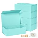 RYDDOY 5Pack Turquoise Gift Box,9.5x6x3'' Gift Boxes with Lids for Presents
