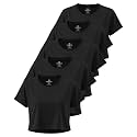 5 Pack Women's Dry Fit Crop Top Workout T Shirts Short Sleeve Athletic Gym