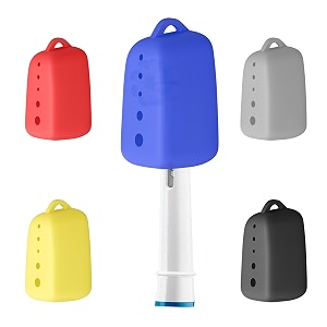5 packs toothbrush covers caps lapfoon silicone toothbrush covers for electric toothbrush amp manual toothbrush