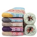 5 Pairs Merino Wool Socks Womens Winter Knit Casual Crew Warm Socks for Women