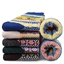 5 Pairs Merino Wool Socks Womens Winter Knit Casual Crew Warm Socks for Women
