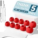 5 Pairs Replacement Ear Tips for AirPods Pro 3(White)