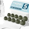 5 Pairs Replacement Ear Tips for AirPods Pro 3(White)