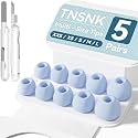 5 Pairs Replacement Ear Tips for AirPods Pro 3(White)