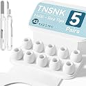 5 Pairs Replacement Ear Tips for AirPods Pro 3(White)