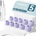 5 Pairs Replacement Ear Tips for AirPods Pro 3(White)
