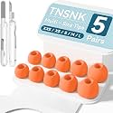 5 Pairs Replacement Ear Tips for AirPods Pro 3(White)