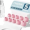 5 Pairs Replacement Ear Tips for AirPods Pro 3(Pink)