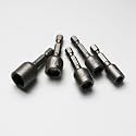 TMAX 5p 1/4"-1/2" Magnetic Nutsetter Nut Driver 1/4" Shank, Impact S2 Steel