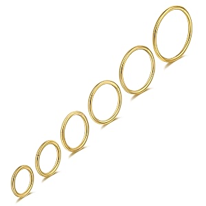 5 pcs 20g 18g 16g nose rings hoop set 316l surgical steel earrings tragus septum piercing cartilage hoop for women men