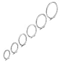 5 Pcs 20G 18G 16G Nose Rings Hoop Set 316L Surgical Steel Earrings Tragus Septum Piercing Cartilage Hoop For Women Men